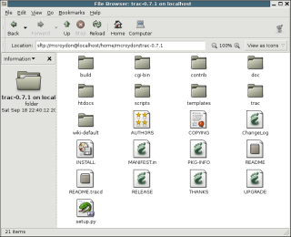Nautilus SFTP