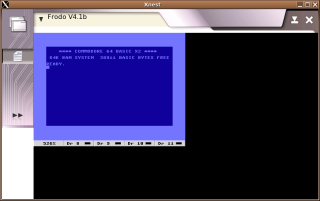 Frodo C64 Emulator on Maemo x86